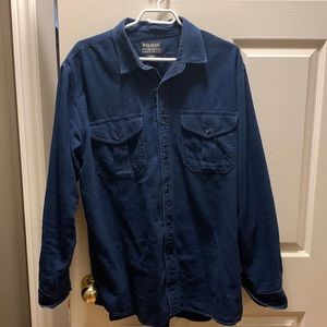 Filson Alaskan Guide Button Down Shirt L Long